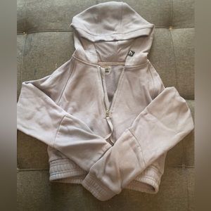 Gymshark cropped grey hoodie